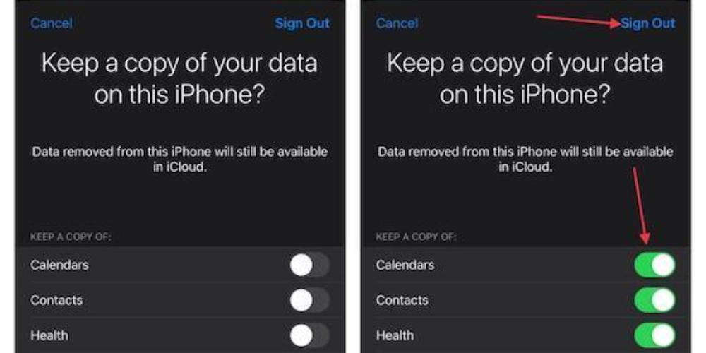 ورود به اپل آیدی جدید در آیفون برای همگام سازی اطلاعات iCloud