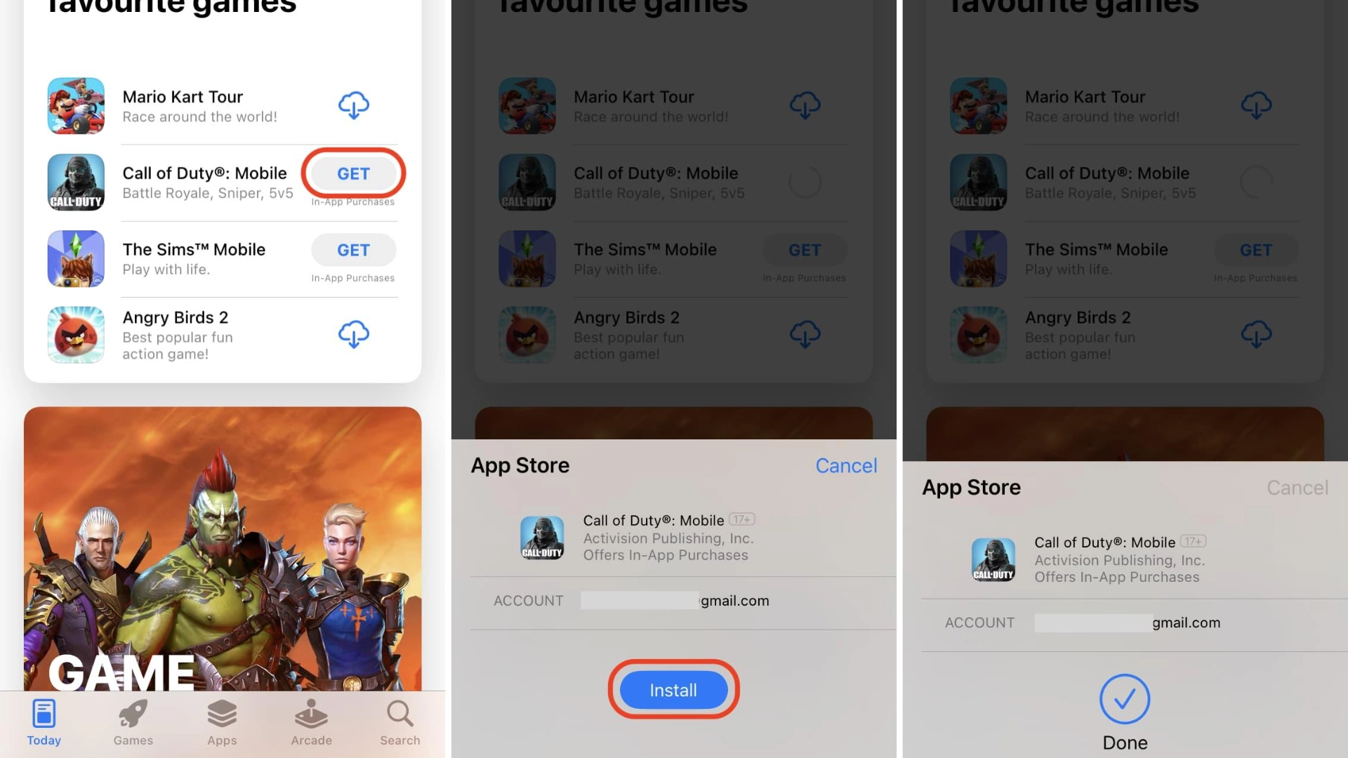 آموزش نصب بازی در آیفون از App Store